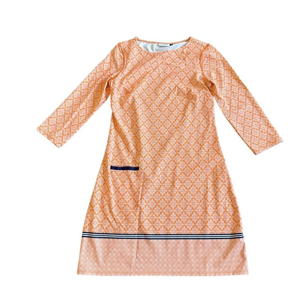 Cabana Life Cabana Shift Dress Fisher Island Print Comfy Stretch Size Small NWOT